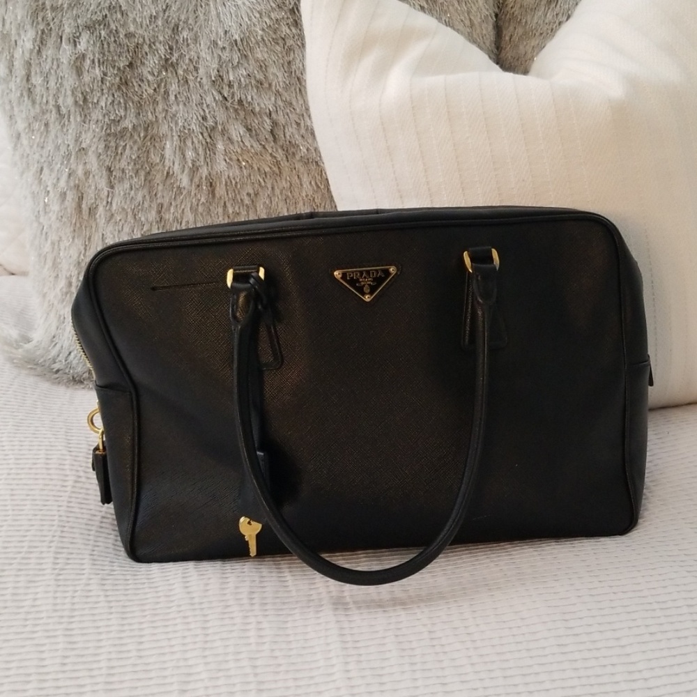 Authentic Prada Saffiano Lux Black